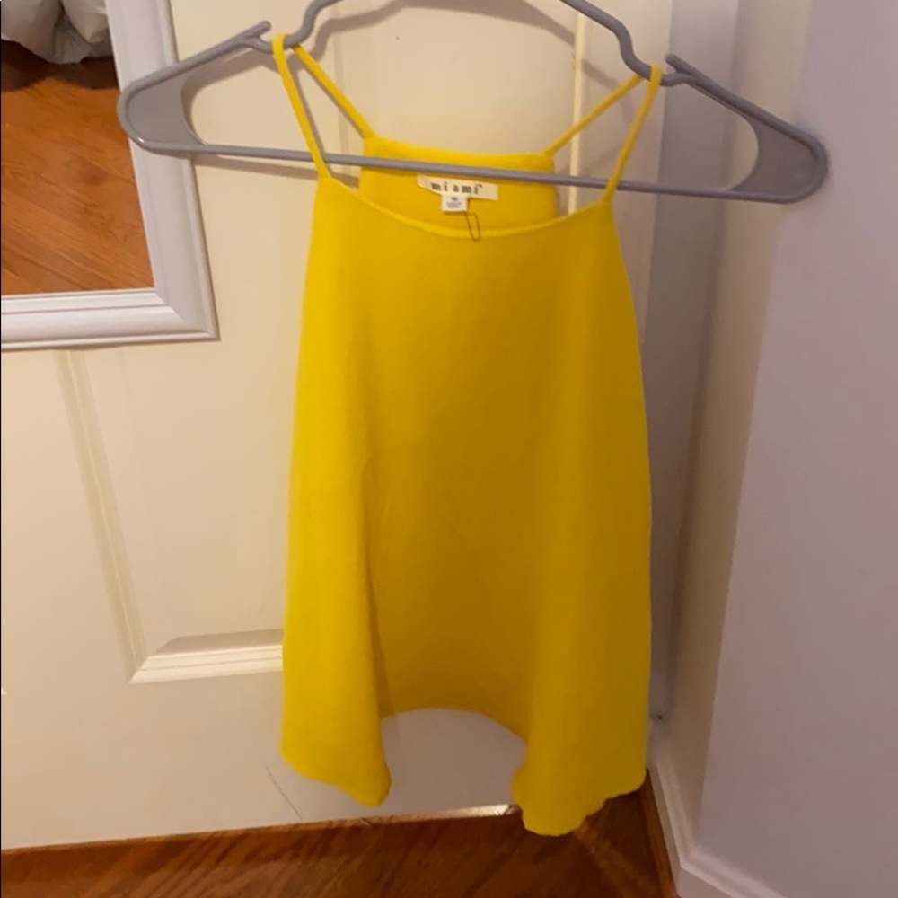 Yellow tank top